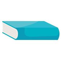 educazione libro blu vettore