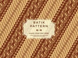 senza soluzione di continuità batik modello tradizionale indonesiano batik design vettore