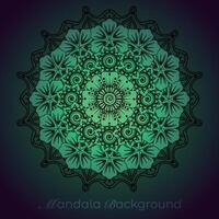 lusso mandala modello sfondo, circolare modello vettore design