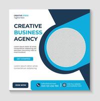 creativo attività commerciale agenzia sociale media design vettore