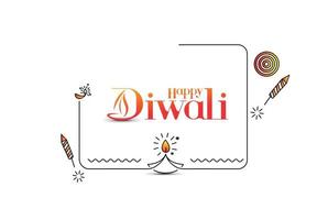 poster di banner di vendita felice diwali, illustrazione vettoriale. vettore