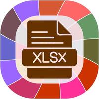 xlsx vettore icona