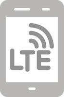 lte vettore icona