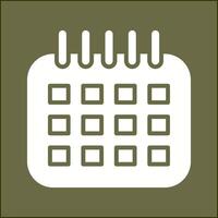 segnato calendario vettore icona