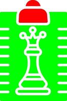 appunti scacchi vettore icona