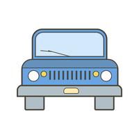 Icona Jeep vettoriale