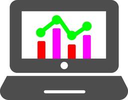 icona di vettore di analisi