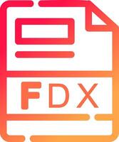 fdx creativo icona design vettore