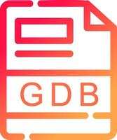 gdb creativo icona design vettore