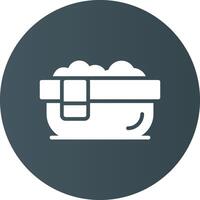 vasca da bagno creativo icona design vettore