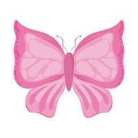 decorazione farfalla rosa vettore