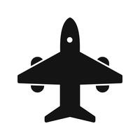 Icona dell&#39;aeroplano di vettore