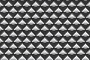 illustrazione modello, astratto geometrico stile. ripetendo di grigio strato nel triangolo su buio grigio sfondo. vettore