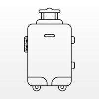 schema Immagine stok vario tipi viaggio bagaglio vettore