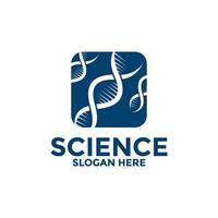 semplice biotech con dna genetico simbolo logo vettore, moderno scienza logo design modello vettore