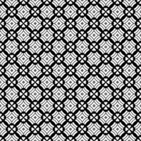 nero e bianca senza soluzione di continuità astratto modello. sfondo e sfondo. in scala di grigi ornamentale design. vettore