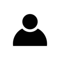 utente profilo icona vettore. profilo avatar simbolo. avatar uomo icona vettore. vettore