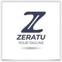 vettore lettera z logo design modello