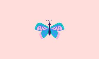 vettore illustrazione di farfalla bellezza piatto design