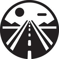 minimo strada icona vettore, simbolo, clipart, bianca sfondo 6 vettore