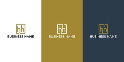 lettera h logo design e vettore Immagine