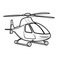 elegante elicottero schema icona nel vettore formato per aviazione disegni.