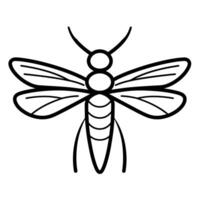 elegante insetto schema icona nel vettore formato per a tema insetti disegni.