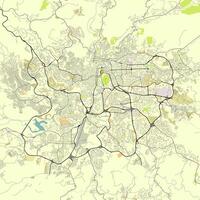 città carta geografica di tegucigalpa Honduras vettore