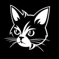 gatto - minimalista e piatto logo - vettore illustrazione