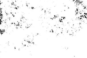 grunge sfondo di nero e bianca. astratto illustrazione struttura di crepe, patatine fritte, punto. sporco monocromatico modello di il vecchio logoro superficie. vettore