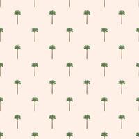 piccolo tropicale palma alberi senza soluzione di continuità modello. vettore estate spiaggia tessile disegno, sfondo, sfondo, Stampa, tessuto, carta. carino mano disegnato tropicale impianti illustrazione per pigiama, maschio stoffa.