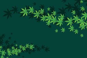 verde marijuana foglia vettore vettore marijuana foglia sfondo Immagine marijuana foglia illustrazione