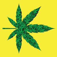 verde marijuana foglia vettore vettore marijuana foglia sfondo Immagine marijuana foglia illustrazione