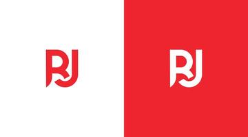 rj lettera logo disegno, rj icona marca identità design monogramma logo minimalista logo design vettore