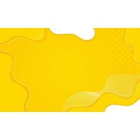 liquido astratto sfondo colore giallo banner sito web poster brochure esigenze. vettore
