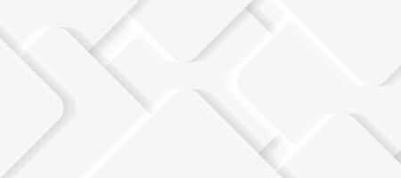 3d piazza forma bianca astratto minimalista sfondo vettore