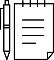 ordine Nota schema vettore illustrazione