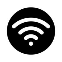 segnale icona vettore. Wi-Fi illustrazione cartello. antenna e satellitare segnale simboli. senza fili logo. vettore