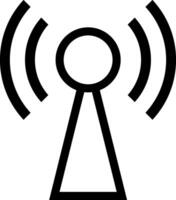 segnale icona vettore. Wi-Fi illustrazione cartello. antenna e satellitare segnale simboli. senza fili logo. vettore