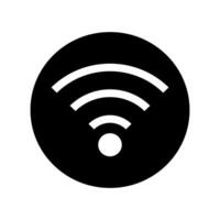 segnale icona vettore. Wi-Fi illustrazione cartello. antenna e satellitare segnale simboli. senza fili logo. vettore