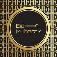 eid mubarak Festival carta vettore