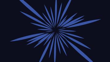 astratto fascio spirale vortice buio blu sfondo. vettore