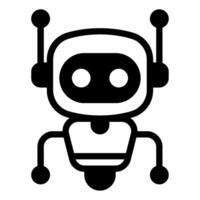 robot futuro cose icona illustrazione vettore