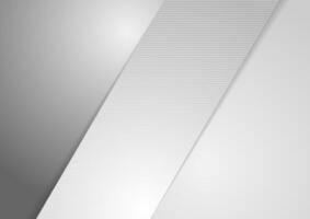 grigio bianca carta geometrico astratto minimo sfondo vettore