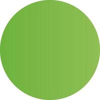 glifo cerchio leggero verde pendenza vettore