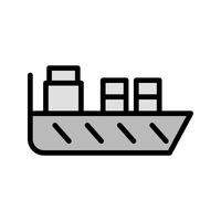 Icona della nave vettoriale