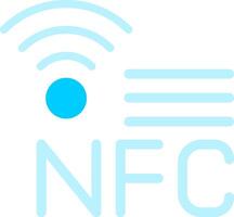 nfc creativo icona design vettore