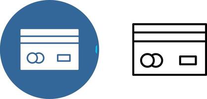 icona del vettore della carta di credito