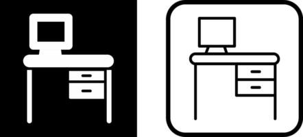 icona vettore scrivania