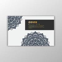 carte o inviti con ornamento mandala etnico tribale, motivo geometrico floreale scarabocchio per matrimonio, sposa, San Valentino, biglietto di auguri o invito di compleanno. sfondo colorato decorativo vettore